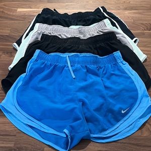 4 pairs of Nike dry-fit shorts